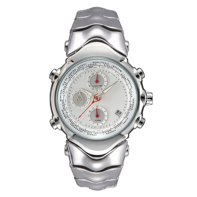 New Luxury Alloy Fashion Men's Watch Square Antique Sport Chronograph Luminous Dial Quartz ODM Service Available