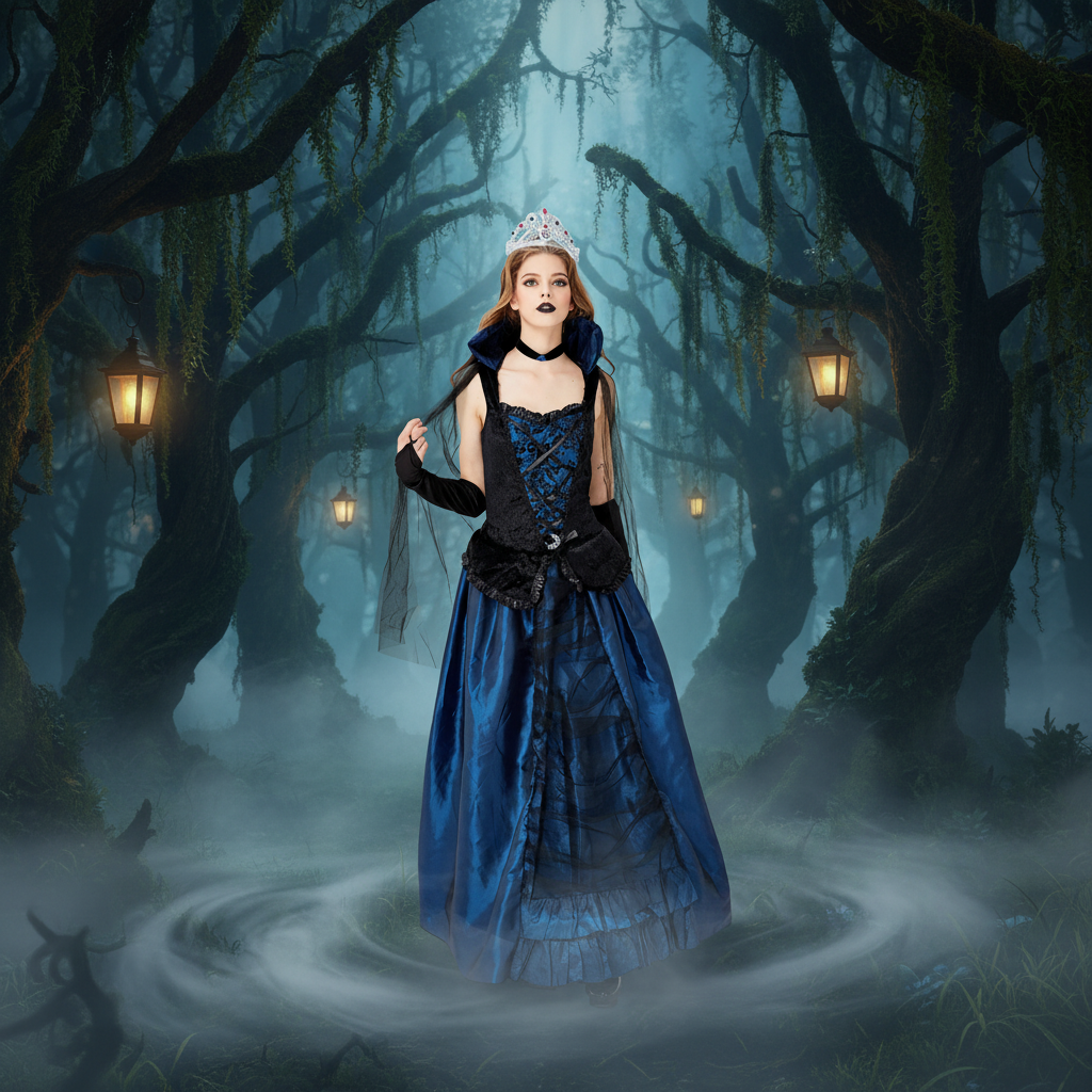 Premium Women Blue Enchantress Dress Satin Royal Retro Medieval Renaissance  Queen Dress For Masquerade Party| Alibaba.com