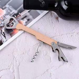 Tire-bouchon en bois de haute qualité avec poignée en bois, coffret cadeau, personnalisable pour mariage et fête, vente chaude - Product Image 5