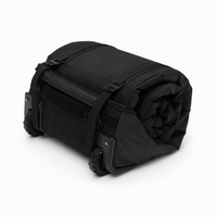 Sac de ski rembourré imperméable avec roulettes, grande capacité, sac de voyage double pour le ski, pour les voyages en avion, sac à roulettes durable pour équipement de ski