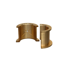 Douille de palier en cuivre C93500 CuAl10Ni1 pour l'industrie alimentaire, usinée avec précision par CNC, autolubrifiante, norme ISO - Product Image 4
