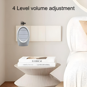 Timbre Inalámbrico Impermeable con Recepción de Largo Alcance, Timbre de Alarma Inalámbrico con Botón de CA y Fácil Instalación en Enchufe - Product Image 2