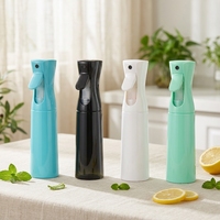 Bouteille pulvérisateur en plastique à gâchette pour coiffeur, brume fine et continue, 200ml 300ml 500ml