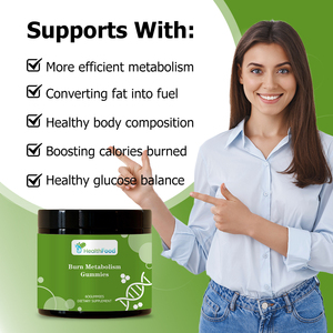 Wholesale Burn <b>Metabolism</b> Gummies with Total Fat More Efficient <b>Metabolism</b> Healthy Glucose Balance Healthy Gummies - Product Image 3