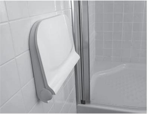 Vente à Chaud Siège de Salle de Bain Pliant Blanc Siège de Douche <span class=keywords><strong>Pliable</strong></span> <span class=keywords><strong>Mural</strong></span> - Product Image 4