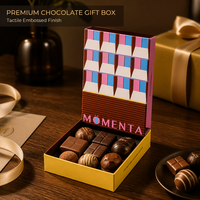 Boîte cadeau chocolat aux couleurs vives, impression personnalisée, écologique, qualité alimentaire, service de conception, emballage de luxe, fabrication OEM directe d'usine