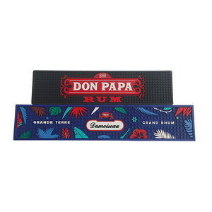 แผ่นรองบาร์ซิลิโคน PVC แบบสั่งทำพิเศษ ป้องกันการรั่วซึม สำหรับวางแก้วเบียร์ แผ่นรองกันลื่นสำหรับบาร์ - Product Image 1