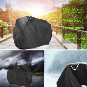 Cubierta impermeable para lluvia de bicicleta al aire libre de poliéster, cubierta antipolvo para motocicleta de material Oxford resistente a los rayos UV - Product Image 3