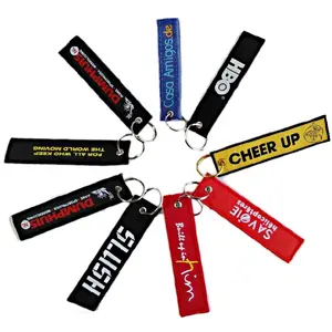 Miễn Phí Thiết Kế Thêu Móc Chìa Khóa Tùy Chỉnh Thực hiện Thêu <span class=keywords><strong>Key</strong></span> Chủ Dệt <span class=keywords><strong>Key</strong></span> <span class=keywords><strong>Tag</strong></span> Vải Thêu Vòng Chìa Khóa Chủ Sở Hữu - Product Image 1