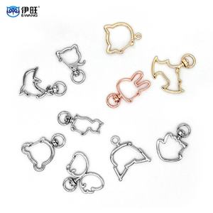 Ewang Swivel Lobster Clasps Metal Spring Snap <b>Hook</b> <b>Clips</b> for Keychains Jewelry Making - Product Image 5