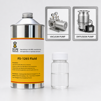 Huile Fluorosilicone FS-1265 10000cSt Anti-Mousse Inerte Chimiquement pour Pompe à Vide, Lubrification des Gaz Corrosifs 1KG