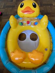 Flotador Inflable de Seguridad Ecológico y Portátil para Bebés, Asiento de Piscina de PVC con Forma de Pato, Tortuga y Unicornio para Niños - Product Image 6