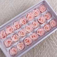 Têtes de roses éternelles faites main DIY 2-3cm, longue durée (3-5 ans), pour décoration de mariage et de remise de diplôme, coffret cadeau Fête des Mères et Saint-Valentin