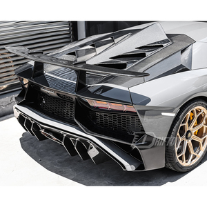 สปอยเลอร์หลังคาร์บอนไฟเบอร์แบบแห้ง รุ่น SV LP750 สำหรับรถยนต์ Lamborghini Aventador LP700 LP740 LP750 ปี 2011-2021 - Product Image 2