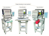 Machine à Broderie Informatisée Siv 2025 à Tête Unique Nouveau Modèle avec Moteur à Roulement Maximal à Tête Plate de 1200 Tr/min