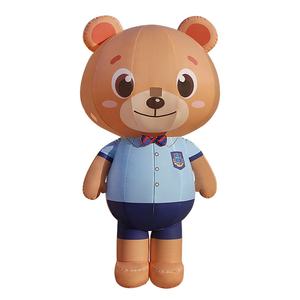 Modèle <span class=keywords><strong>gonflable</strong></span> de personnage de dessin animé ambulant, figurine portée par un humain pour événements d'entreprise et publicité - Product Image 1