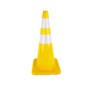 En iyi fiyat geri çekilebilir Pvc plastik karayolu trafik yol uyarı sarı koni - Product Image 5