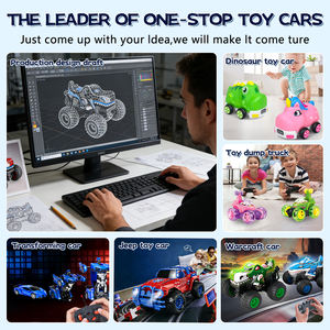 Coche de Control Remoto Personalizado para Niños, Eléctrico, de 4 Canales, Escala 1:18, Proporción Arbitraria, de Plástico, con Audio y Vídeo, para Carreras Competitivas - Product Image 3