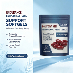 Capsules de soutien à la vitalité, extrait d'herbe cornée de chèvre, complément alimentaire à base de plantes, aide à maintenir l'endurance physique pour les hommes, OEM - Product Image 2