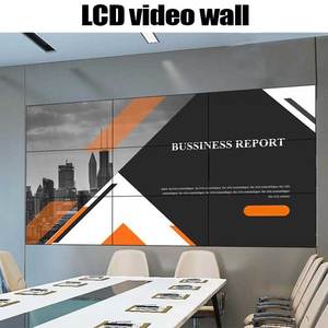 LCD Indoor Videowall Monitor Advertising <b>Display</b> Narrow Bezel 4K HD 2x3 3x3 Panels Mulit Splicing Screens Lcd Video <b>Wall</b> - Product Image 3