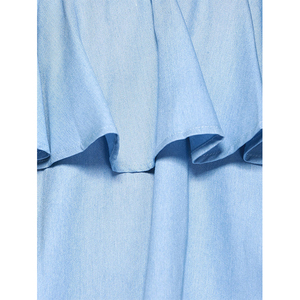 Camicette da donna Casual con ciuffo di prodotti estivi all'ingrosso camicette da donna con <span class=keywords><strong>spalle</strong></span> <span class=keywords><strong>scoperte</strong></span> personalizzate camicie alla moda nuove camicette modeste - Product Image 4