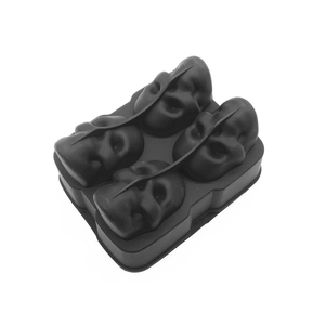 Linh Hoạt Silicone 3D Skull <span class=keywords><strong>Ice</strong></span> Maker Khay Với Nắp Whiskey <span class=keywords><strong>Ice</strong></span> <span class=keywords><strong>Cubes</strong></span> Cho Thanh Những Người Yêu Thích Dễ Dàng Để Làm Sạch Và Lưu trữ - Product Image 3