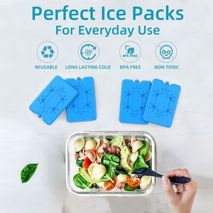 Wholesale Reliable 200ml Reusable Ice Brick for Lunch Bags/<b>Boxes</b>, Cooler Backpack, <b>Camping</b> Ice Blocks - Product Image 5
