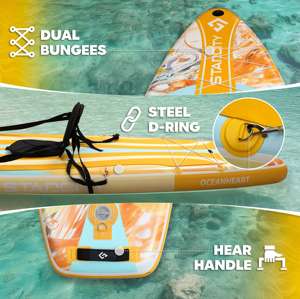 Tabla de <span class=keywords><strong>Paddle</strong></span> <span class=keywords><strong>Surf</strong></span> Inflable de Alta Calidad en Existencia, Tabla de <span class=keywords><strong>Paddle</strong></span> <span class=keywords><strong>Surf</strong></span> Inflable Extra Ancha de 34 Pulgadas para Deportes Acuáticos y <span class=keywords><strong>Surf</strong></span> - Product Image 6