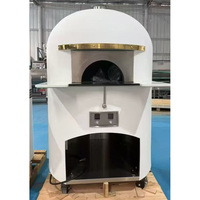 Four à pizza extérieur commercial en briques de terre cuite, grande taille, au bois, au gaz ou électrique, 500 cm, personnalisable, pour boulangerie, modèle Naples