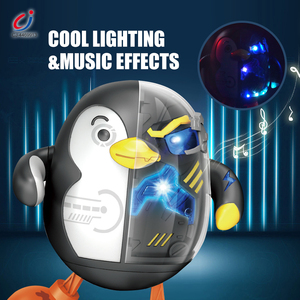 Chengji Electronic Walking <strong>Penguin</strong> Toy <strong>Dancing</strong> Mechanical <strong>Animal</strong> Robot Light Music Children Plastic <strong>Penguin</strong> Toys