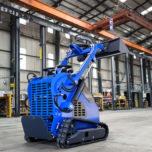 Мини-погрузчик, продаваемый с завода, практичный и компактный, надежный, удобный для работы с двигателем, стальной погрузчик - Product Image 1