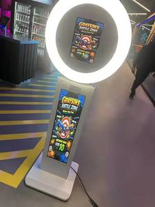 Cabina Fotografica Portatile per iPad con Supporto Schermo LCD, Spedizione Rapida da Magazzini USA/Canada/Regno Unito, Cabina Fotografica per Feste di Compleanno - Product Image 1