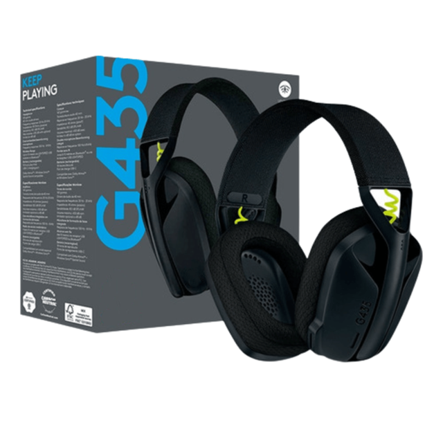For Logitech G435 for Bluetooth Wireless Gaming Headset 7.1 Surround Sound Built-in Microphone Headphones Compatible Gaming
