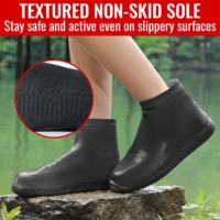 100% couvre-chaussures de pluie en latex naturel-couvre-chaussures imperméables réutilisables pour hommes et femmes | antidérapants et écologiques (OEM/ODM)