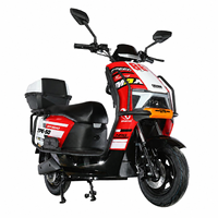 Sepeda Motor Listrik 1200W 72V untuk Dewasa, Kecepatan Tinggi 70km/jam, Jarak Tempuh Jauh, Skuter Listrik dengan Jok untuk Pengiriman