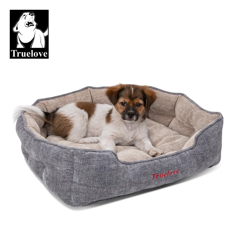 Truelove cama para animais de estimação macia, cama grande para cachorros e gatos de estimação lavável, acessórios para sofá