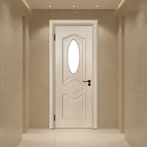 Jiuyixing 2026 Nuovissimo Design <span class=keywords><strong>Porta</strong></span> Interna Impermeabile in WPC con Finestra per Camera da Letto - Product Image 2