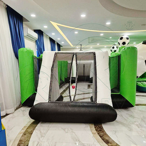 Dôme de football gonflable commercial en PVC pour jeux sportifs interactifs, terrain de football gonflable vert d'intérieur à <span class=keywords><strong>louer</strong></span> - Product Image 2
