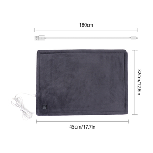 <span class=keywords><strong>Couverture</strong></span> <span class=keywords><strong>chauffante</strong></span> électrique USB portable, 3 niveaux de température, alimentée par USB-C, pour soulager les douleurs menstruelles et musculaires - Product Image 4