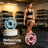 Rodillo de Masaje Multifuncional para Piernas, Clip Circular para Adultos, Hombres y Mujeres, Herramienta Manual para la Recuperación Deportiva y Estimulación de Meridianos en Pantorrillas y Pies