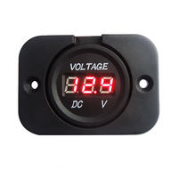 Panel de voltímetro LED de 6V-30V color verde