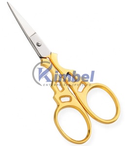 Biểu Tượng Tùy Chỉnh Dứa Phong Cách Nhỏ Ưa Thích Cắt Kéo Vàng Xử Lý Cổ Điển Thêu Kéo Với Lưỡi Thép Không Gỉ - Product Image 3