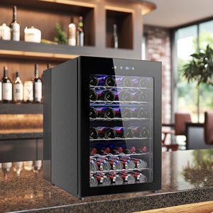 EUHOMY-Refrigerador vertical para bodega, refrigerador de acero inoxidable, 4,5 pies cúbicos, logotipo personalizado, venta al por mayor - Product Image 1