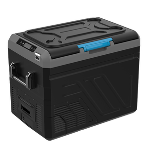 Congélateur portable à compresseur <span class=keywords><strong>12</strong></span> V double zone 50 L <span class=keywords><strong>pour</strong></span> <span class=keywords><strong>voiture</strong></span> et camping, glacière électrique <span class=keywords><strong>12</strong></span> V, vente en gros Chine - Product Image 3