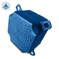 Plate-forme modulaire en plastique petit cube simple quai flottant pour piscine Matériau HDPE Type de moulage par soufflage