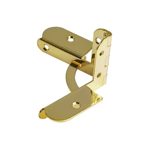 2024 chấ<span class=keywords><strong>t</strong></span> lượng cao màu vàng 90 độ góc phần <span class=keywords><strong>t</strong></span>ư hộp đồ trang sức bản lề L hình dạng bản lề cho hộp gỗ bản lề - Product Image 1