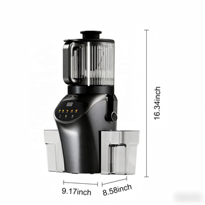 מסחטת מיצים קרה חשמלית איכותית עם פתח הזנה גדול במיוחד בגודל 6.30 אינץ', 350W, תפוקת מיץ גבוהה, נירוסטה, סחיטה איטית - Product Image 3