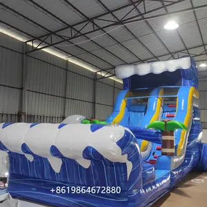 Bon prix piscine gonflable avec toboggan gonflable toboggan de la piscine gonflable videur avec toboggan pour enfants et adultes