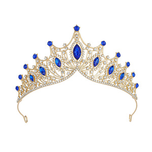 Corona nupcial, diadema, accesorio para el cabello <span class=keywords><strong>de</strong></span> boda, tiara sencilla para fiesta <span class=keywords><strong>de</strong></span> cumpleaños - Product Image 5