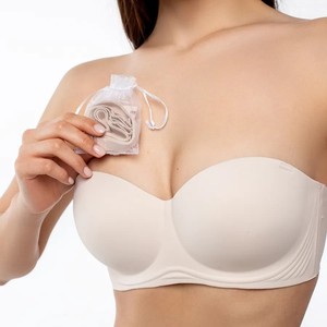 <span class=keywords><strong>Reggiseno</strong></span> Push-Up da donna Anti-Sagging sottile <span class=keywords><strong>senza</strong></span> <span class=keywords><strong>spalline</strong></span> di grandi dimensioni mezza coppa lucida ferretto morbido Sexy per uso quotidiano <span class=keywords><strong>reggiseno</strong></span> <span class=keywords><strong>bianco</strong></span> <span class=keywords><strong>senza</strong></span> <span class=keywords><strong>spalline</strong></span> - Product Image 3